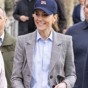 Le prince William, prince de Galles, et Catherine (Kate) Middleton, princesse de Galles, visitent la station de sauvetage en mer de Tower (RNLI) pour s'informer sur le travail essentiel du personnel et des bénévoles de la RNLI qui sauvent des vies sur la Tamise, à Londres, Royaume Uni, le 12 mars 2026. © GoffPhotos/Bestimage