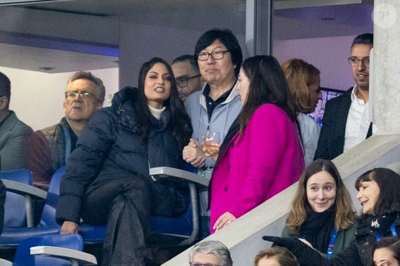 Jean-Vincent Placé - Célébrités dans les tribunes du quart de finale de la Ligue des Nations de l'UEFA 2025 "France - Croatie (2-0 / tab 5-4)" au Stade de France à Saint-Denis le 23 mars 2025. © Cyril Moreau/Bestimage