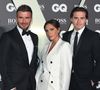 Malgré les tensions familiales, il a choisi de se concentrer sur ses proches et les moments heureux.

David Beckham, Victoria Beckham, Brooklyn Beckham - Photocall de la soirée "GQ Men of the Year" Awards à Londres.
© Backgrid UK/ Bestimage