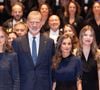 Il s'agit du début des engagements royaux pour la princesse Leonor.

Le roi Felipe VI, la reine Letizia, la princesse héritière Leonor et la princesse Sofia assistent au concert de clôture de la 33ème Semaine musicale à Oviedo. Photo by LALO YASKY / BESTIMAGE