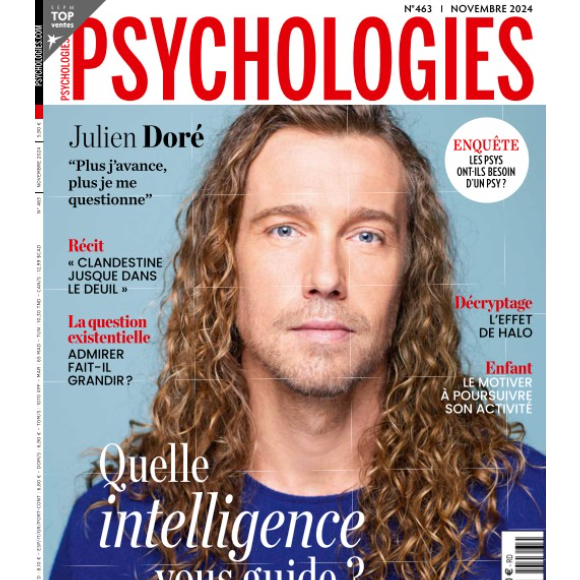 Psychologies Magazine, Julien Doré,  16 octobre 2024.