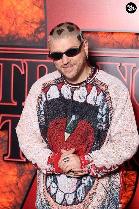 Mosimann assiste à la première de la série « Stranger Things » de Netflix à Paris, en France, le 18 novembre 2025. Photo de Jérôme Domine/ABACAPRESS.COM