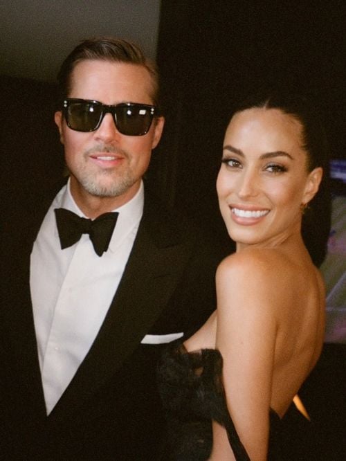 Brad Pitt et Ines de Ramon comme on ne les a jamais vus : découvrez-les dans les coulisses de la soirée du siècle