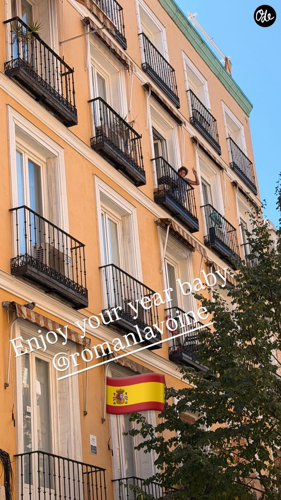 Story Instagram de @sarahponiatowski dimanche 31 août 2026.