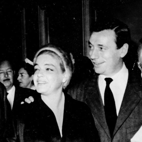 Yves Montand, Arthur Miller, Simone Signoret, Marilyn Monroe, 1960. Photo Alamy/Abaca