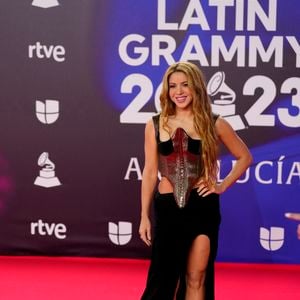 Shakira aux Latin Grammy Awards le 16 novembre 2023 à Séville, en Espagne. AGENCE / BESTIMAGE