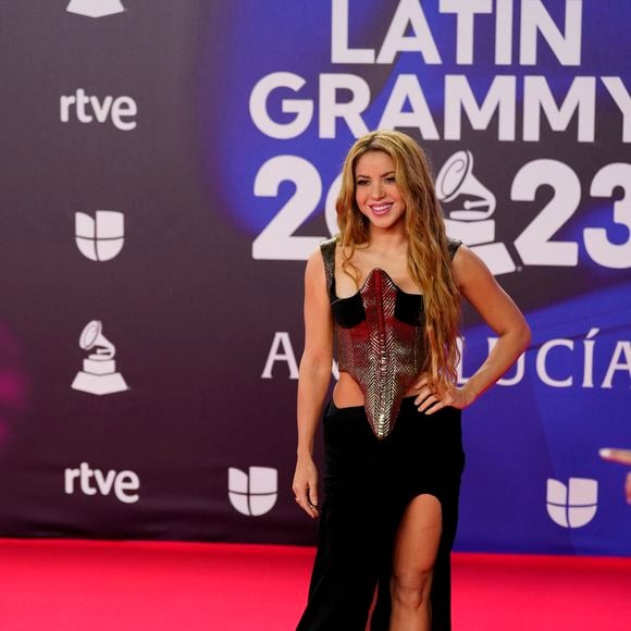 Shakira aux Latin Grammy Awards le 16 novembre 2023 à Séville, en Espagne. AGENCE / BESTIMAGE