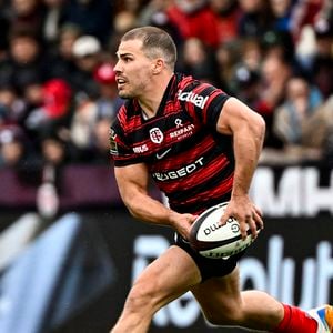 Antoine Dupont (st) - Match du Top 14 "Toulouse - Montpellier (45-29)" au stade Ernest-Wallon, le 28 mars 2026. Thierry Breton/PsnewZ/Bestimage