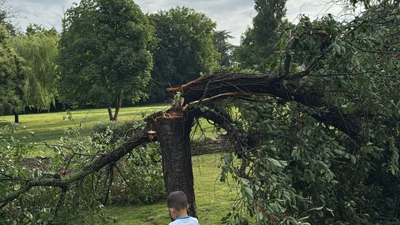 "C'était pas des blagues" : Un chanteur français et sa femme américaine dévoilent les dommages chez eux, après les orages en France