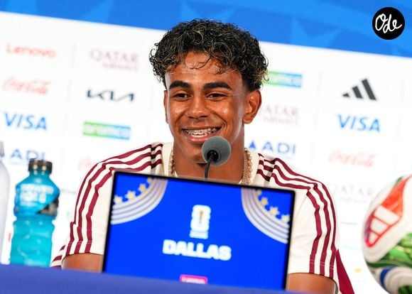 FOOTBALL : Conference de presse match France vs Espagne - Coupe du monde 2026 - 13/07/2026 - Lamine Yamal (esp) © Imago / PsnewZ / Bestimage