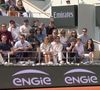 Dans les tribunes, les deux tourtereaux n'étaient pas assis à côté.