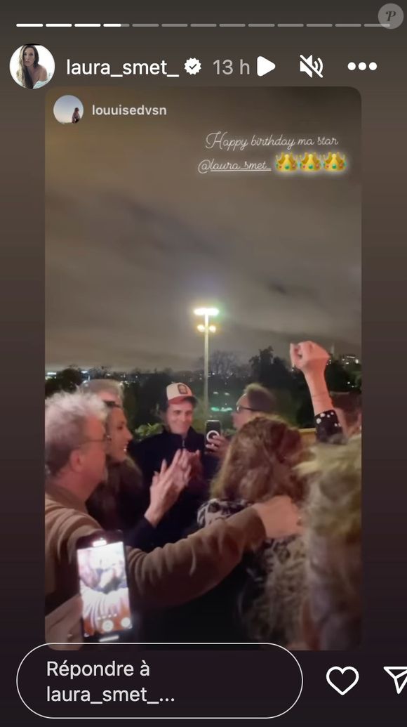Nathalie Baye, la maman de Laura Smet était aussi présente. Au même titre que son gendre Raphaël Lancrey-Javal !
Capture d'écran - Instagram Laura Smet.