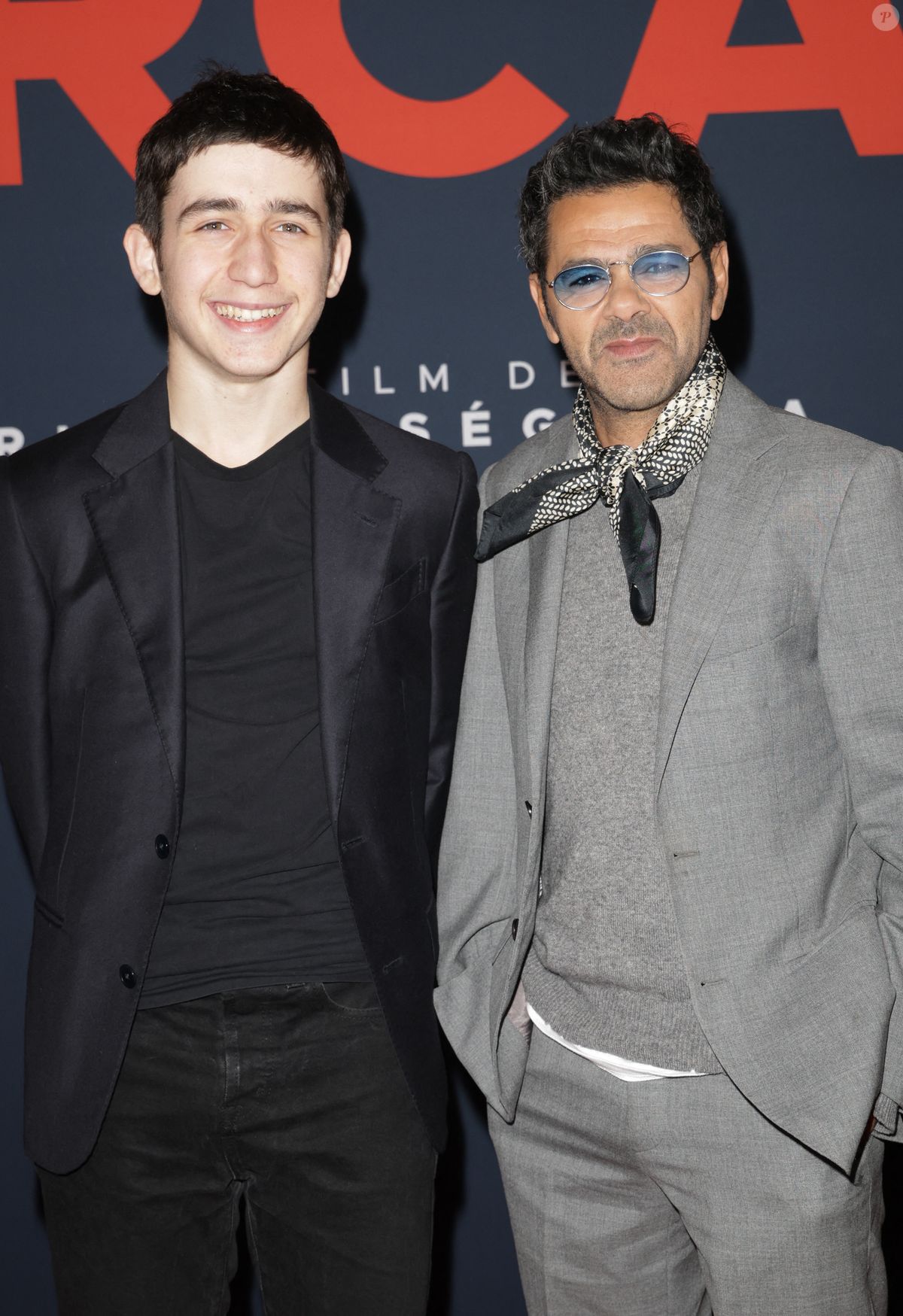 Photo : Milo Machado-Graner et Jamel Debbouze - Première du film 