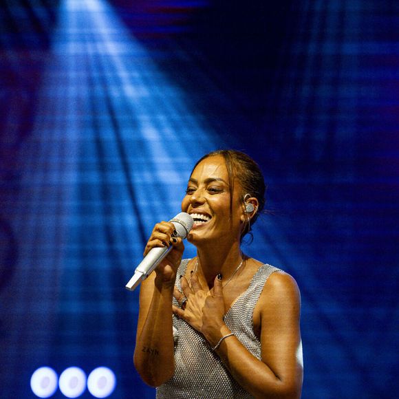 Amel Bent en concert au festival Music en ciel à Saint-Priest le 12/07/2025 .Photo Sandrine Thesillat / PsNewZ
