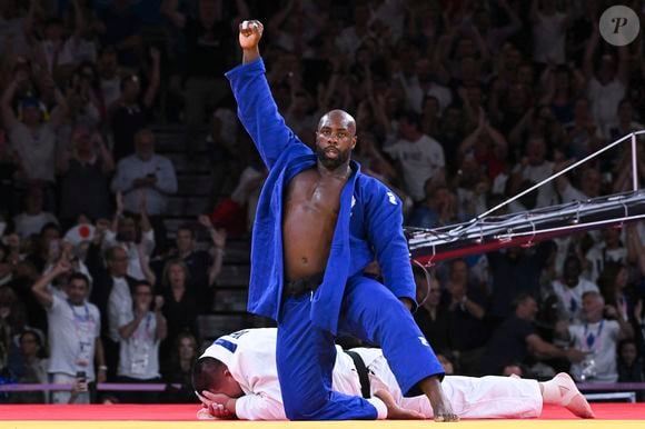 Teddy Riner a donc confirmé son forfait pour le prestigieux Grand Slam de judo prévu en février à l’Accor Arena de Paris...

RINER Teddy (FRA) vs SAITO Tatsuru (JPN) lors de l'épreuve par équipes mixtes, en athlétisme, lors des Jeux Olympiques Paris 2024.