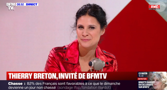 Apolline de Malherbe dans "Apolline de 9 à 10", le 28 mars 2025, sur BFMTV