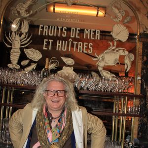 Exclusif - Rendez-vous avec Pierre-Jean Chalençon au restaurant "Le Vaudeville" à Paris le 15 mai 2024. © Philippe Baldini/Bestimage