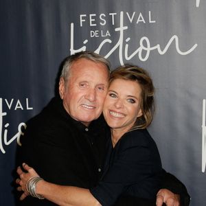 Samantha Renier et Yves Renier lors de la 20e édition du Festival de fiction TV, le 13 septembre 2018 à La Rochelle, France. Photo de Thibaud MORITZ ABACAPRESS.COM