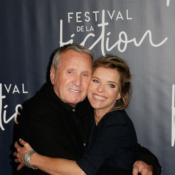 Samantha Renier et Yves Renier lors de la 20e édition du Festival de fiction TV, le 13 septembre 2018 à La Rochelle, France. Photo de Thibaud MORITZ ABACAPRESS.COM