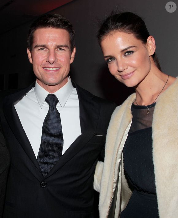 Tom Cruise et Katie Holmes assistant à l'After Party de la première américaine de 'Mission : Impossible - Ghost Protocol' US Premiere After Party à New York City, NY, USA le 19 décembre 2011. Photo by Dave Allocca/Startraks/ABACAPRESS.COM