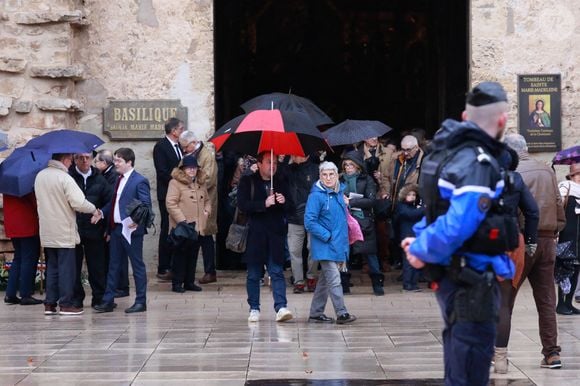 Obsèques du petit Emile à la basilique Sainte-Marie-Madeleine de Saint-Maximin-la-Sainte-Baume dans le Var le 8 février 2025.
© Franz Chavaroche / Bestimage