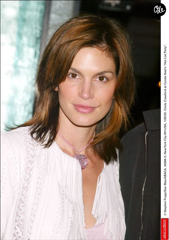 Cindy Crawford à la soirée "Hot List" organisée par Condé Nast. © Stephen Trupp/Star Max/ABACA. New York City, NY, États-Unis, 5 janvier 2002
