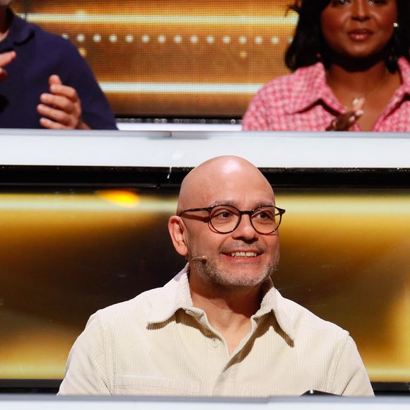 Exclusif - Yoann Riou - Enregistrement de l'émission "100% logique" présentée par C. Feraud et qui sera diffusée le 25 octobre 2025 sur France 2 au studio du Lendit à Saint-Denis, France, le 14 mars 2025. © Christophe Clovis/Bestimage