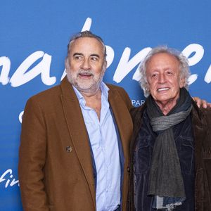 Antoine Duléry, Didier Barbelivien - Avant-première du film "Finalement" de C. Lelouch qui fête son 87ème anniversaire au Grand Rex à Paris le 30 octobre 2024. © Pierre Perusseau/Bestimage