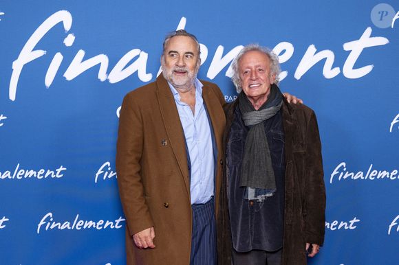 Antoine Duléry, Didier Barbelivien - Avant-première du film "Finalement" de C. Lelouch qui fête son 87ème anniversaire au Grand Rex à Paris le 30 octobre 2024. © Pierre Perusseau/Bestimage