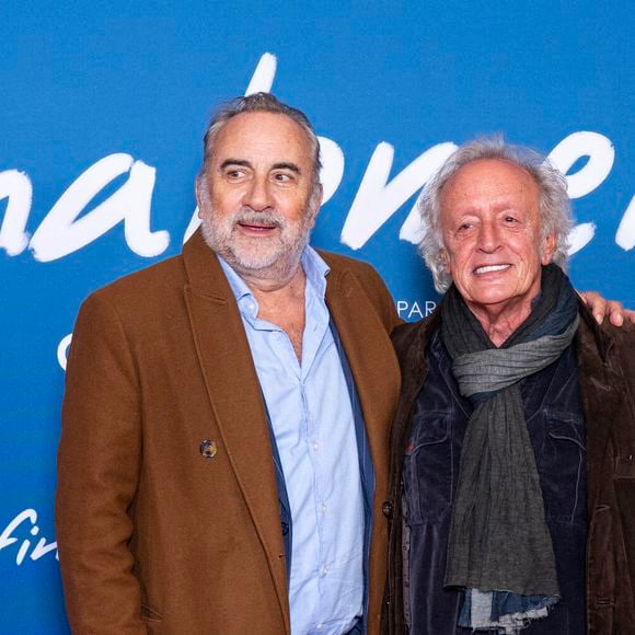 Antoine Duléry, Didier Barbelivien - Avant-première du film "Finalement" de C. Lelouch qui fête son 87ème anniversaire au Grand Rex à Paris le 30 octobre 2024. © Pierre Perusseau/Bestimage