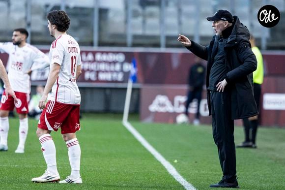Entraîneur : Éric Roy [FRA - Match de Ligue 1 McDonald's « Metz - Stade Brestois (0-1) » à Metz, le 1er mars 2026. © Elyxandro Cegarra/PsnewZ/Bestimage