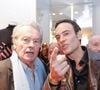 Exclusif - Alain Delon et son fils Anthony Delon - Lancement de la marque de vêtements de cuir "Anthony Delon 1985" chez Montaigne Market à Paris. Le 7 mars 2017
© Philippe Doignon / Bestimage