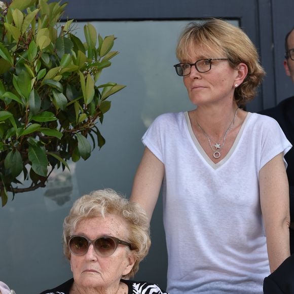 Inauguration de la rue Jacques et Bernadette Chirac, par la femme de l'ancien président de la République, Bernadette Chirac (en fauteuil roulant) et sa fille Claude, à Brive-la-Gaillarde. Le 8 juin 2018 @AGENCE / BESTIMAGE