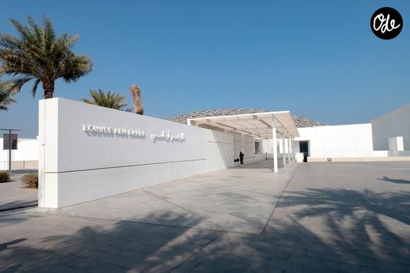 Illustrations au musée du Louvre de Abou Dabi, Emirats Arabes Unis le 15 octobre 2019.

© Marc de Tienda / Panoramic / Bestimage