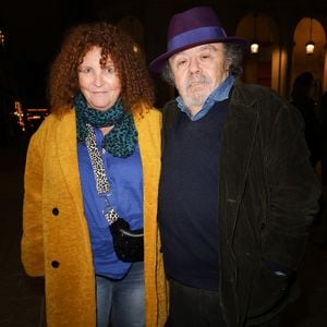 Valérie Mairesse et Jean-Michel Ribes - Jacques Rouveyrollis à fêté ses 60 ans de Lumières au théâtre Edouard 7 à Paris le 14 décembre 2025. © Coadic Guirec / Bestimage