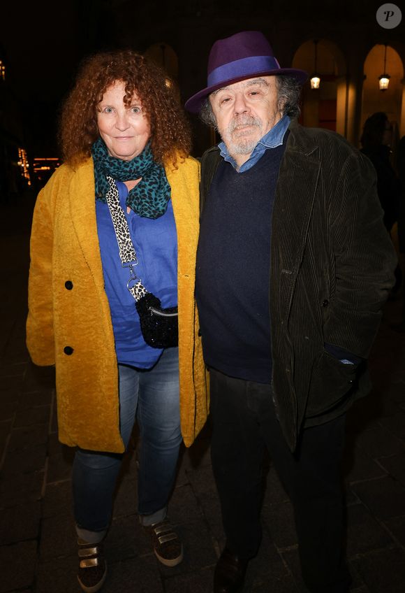 Valérie Mairesse et Jean-Michel Ribes - Jacques Rouveyrollis à fêté ses 60 ans de Lumières au théâtre Edouard 7 à Paris le 14 décembre 2025. © Coadic Guirec / Bestimage