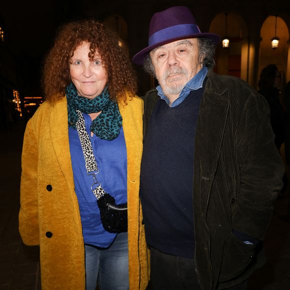 Valérie Mairesse et Jean-Michel Ribes - Jacques Rouveyrollis à fêté ses 60 ans de Lumières au théâtre Edouard 7 à Paris le 14 décembre 2025. © Coadic Guirec / Bestimage