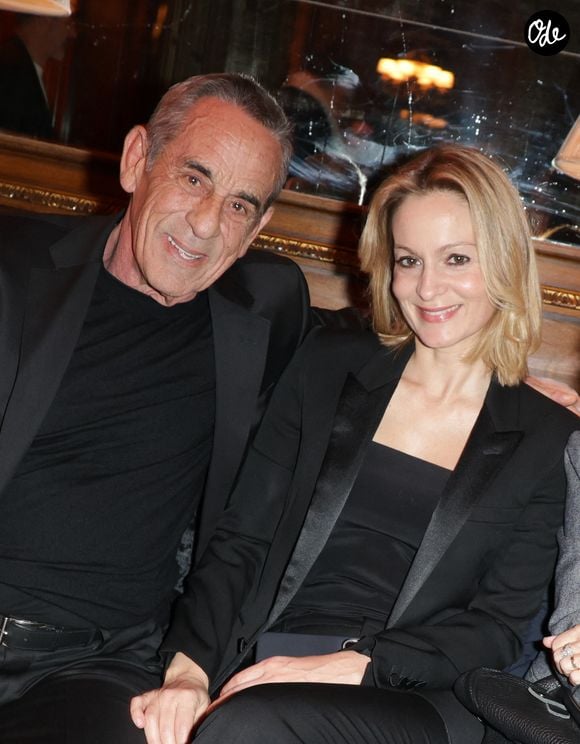 Thierry Ardisson et sa femme Audrey Crespo-Mara - Défilé rétrospectif Nathalie Garçon à l'occasion de ses 35 ans de sa marque lors d'une closing party à l'hôtel Raphael à Paris le 19 novembre 2024.

© Coadic Guirec/Bestimage