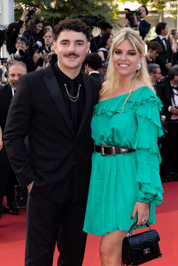 Baptiste Germain, Sophie Tapie - Montée des marches du film « Elémentaire » pour la cérémonie de clôture du 76ème Festival International du Film de Cannes, au Palais des Festivals à Cannes. Le 27 mai 2023 © Jacovides-Moreau / Bestimage