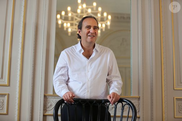 Xavier Niel, patron de Free, est venu rencontrer les chefs d'entreprise Bordelais à l'initiative de Virginie Calmels, l'adjointe d'Alain Juppé à l'économie, l'emploi et la croissance durable à Bordeaux le 18 septembre 2015