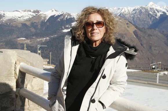 Mireille Dumas - Photocall lors de la 24ème édition du Festival des Créations TV de Luchon. Le 9 février 2022. © Christophe Aubert via Bestimage
