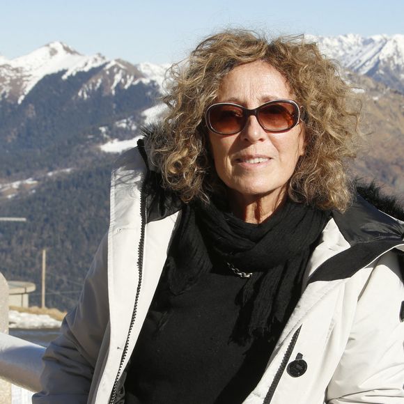 Mireille Dumas - Photocall lors de la 24ème édition du Festival des Créations TV de Luchon. Le 9 février 2022. © Christophe Aubert via Bestimage