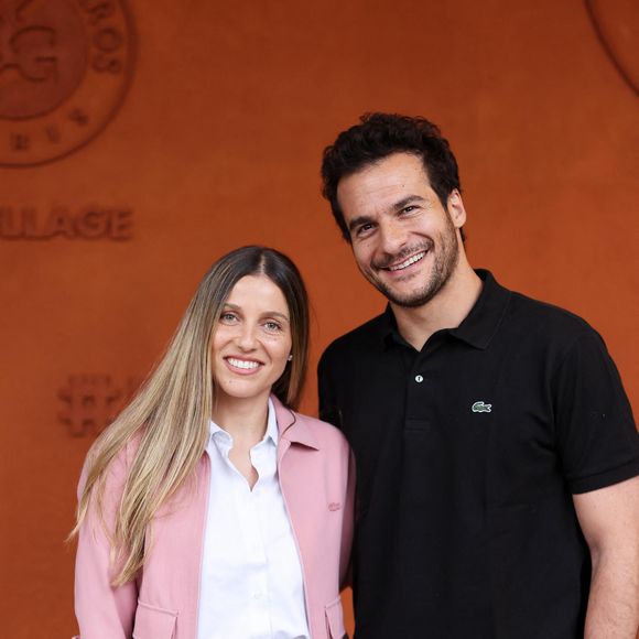 Amir Haddad et sa femme Lital - Célébrités au village des Internationaux de France de tennis de Roland Garros 2024 à Paris le 2 juin 2024. © Jacovides / Moreau / Bestimage