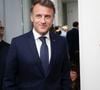 Emmanuel Macron s’est exprimé depuis le Vietnam pour dénoncer les interprétations farfelues.
Exclusif - Le président Emmanuel Macron lors du vernissage de l'exposition de Danhôo à la galerie A2Z Art Gallery à Paris le 29 avril 2025.
© Jack Tribeca / Bestimage