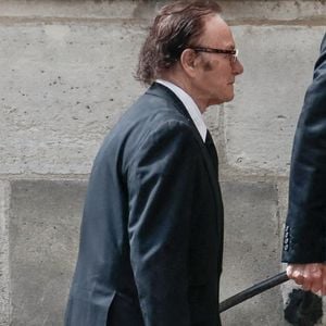 Guillaume Durand - Arrivées aux obsèques de Thierry Ardisson en l'église Saint-Roch de Paris, France, le 17 juillet 2025. © Clovis-Jacovides/Bestimage