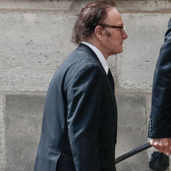 Guillaume Durand - Arrivées aux obsèques de Thierry Ardisson en l'église Saint-Roch de Paris, France, le 17 juillet 2025. © Clovis-Jacovides/Bestimage