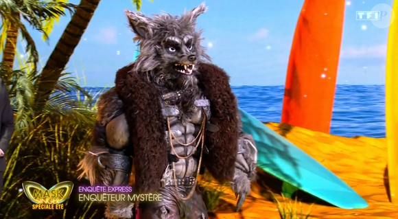 Mask Singer 9 : le Loup-garou retire son masque -  capture d'écran TF1