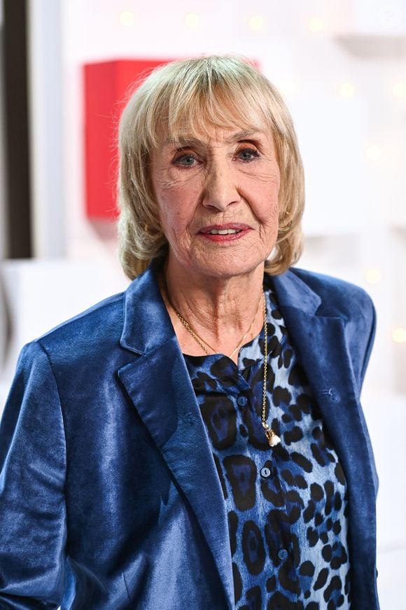 Exclusif - Maryse Grimaldi, première femme de Joe Dassin - Enregistrement de l'émission "Vivement Dimanche, Spéciale Joe Dassin", présentée par M.Drucker et diffusée le 12 novembre 2023 sur France 3, au Studio Gabriel à Paris. © Guillaume Gaffiot / Bestimage