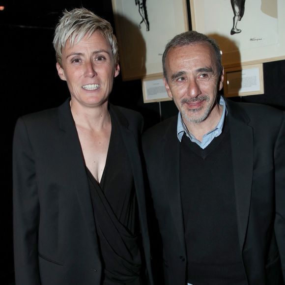 Exclusif - Marie Bô (Co-autrice de la pièce) et Elie Semoun - Générale de la Pièce "On va tous être d'accord… ou pas " au théâtre Lepic à Paris le 6 Mai 2025. © Bertrand Rindoff/Bestimage