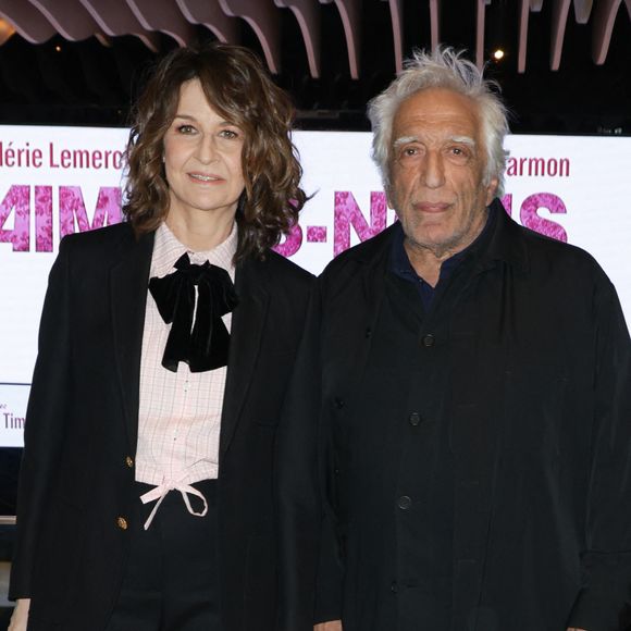 Valérie Lemercier et Gérard Darmon - Avant-première du film "Aimons-nous vivants" au cinéma Pathé Beaugrenelle à Paris le 8 avril 2025. © Coadic Guirec/Bestimage